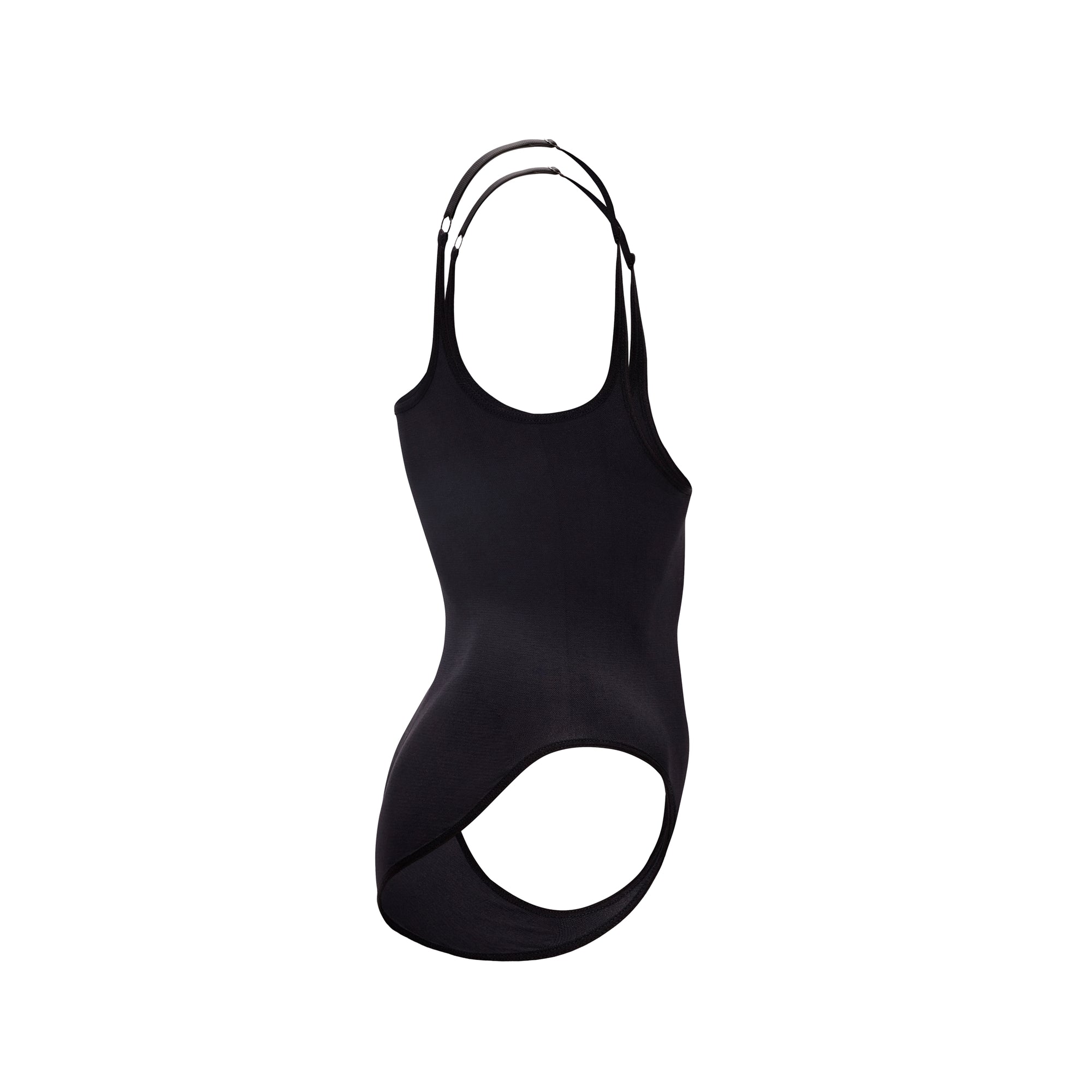 Black Second Skin Under Bust Body