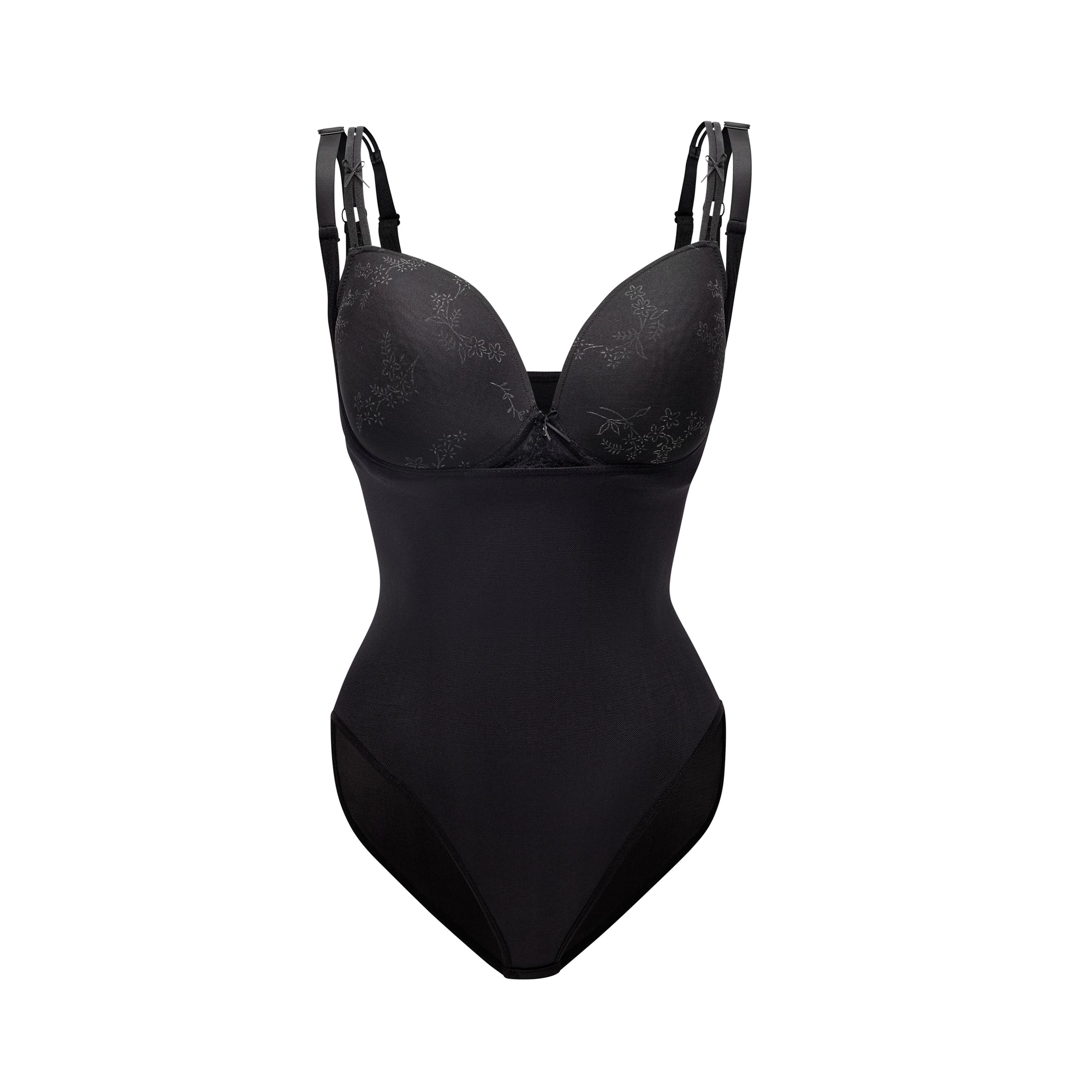 Black Second Skin Under Bust Body