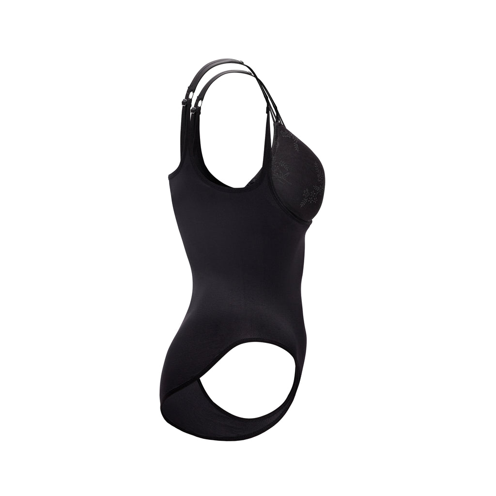 Black Second Skin Under Bust Body