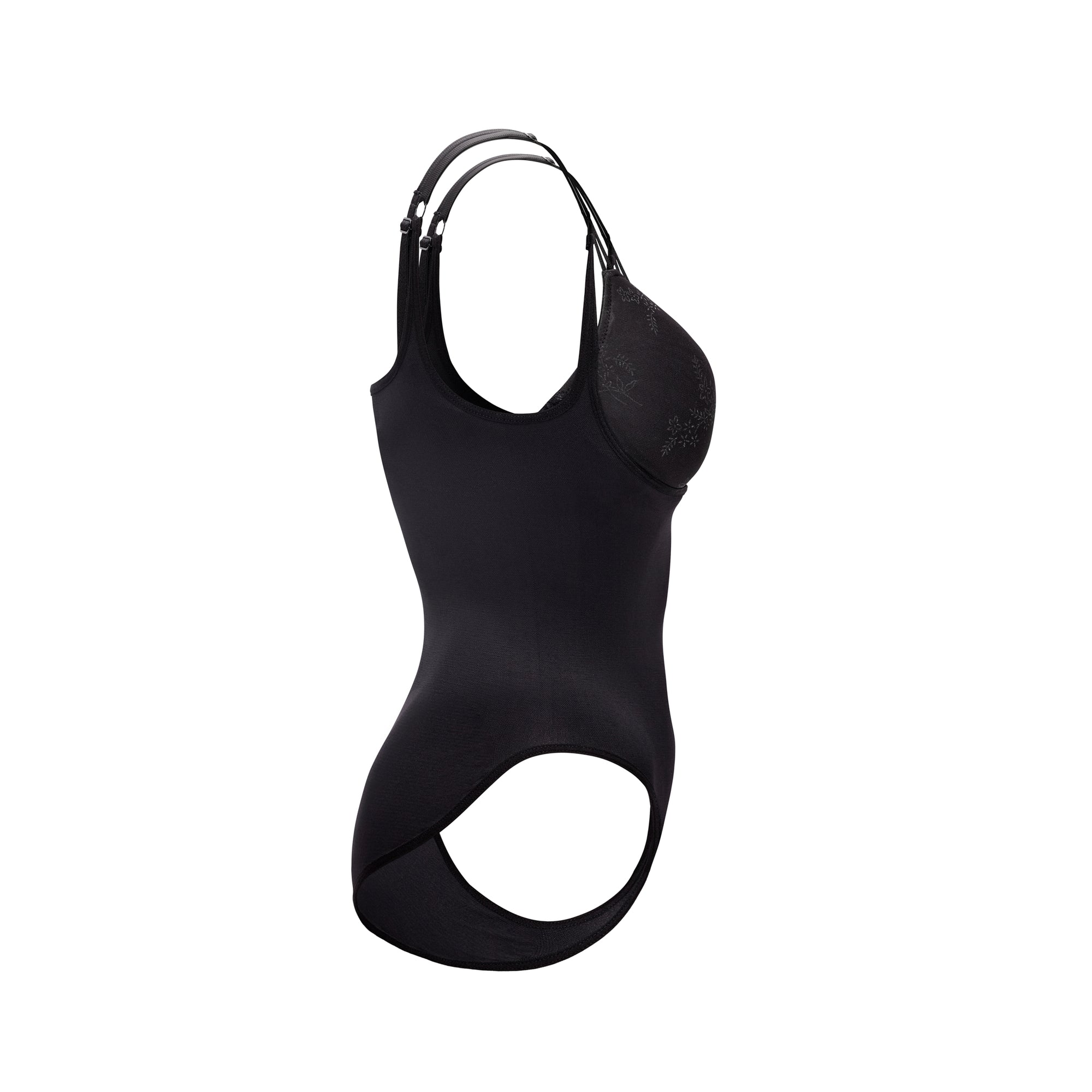Black Second Skin Under Bust Body