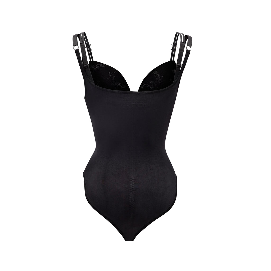 Black Second Skin Under Bust Body